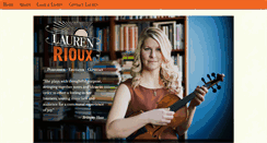 Desktop Screenshot of laurenrioux.com